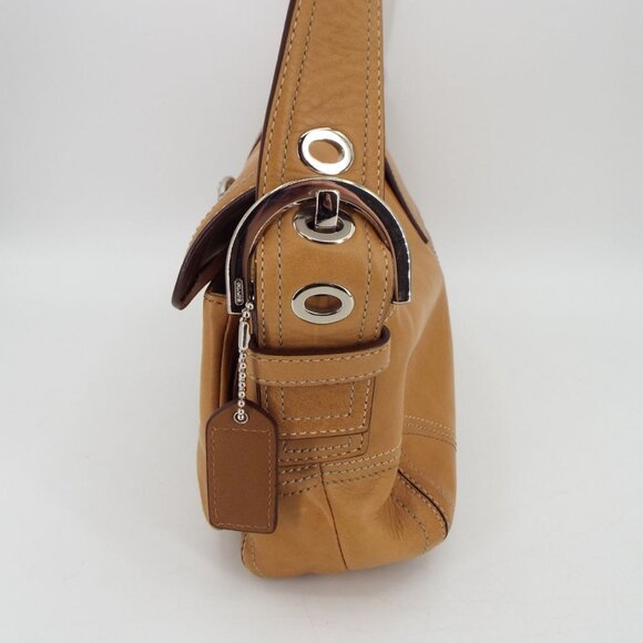 COACH 9434 Tan Leather Soho Shoulder Bag Vintage Y2K - Picture 6 of 15
